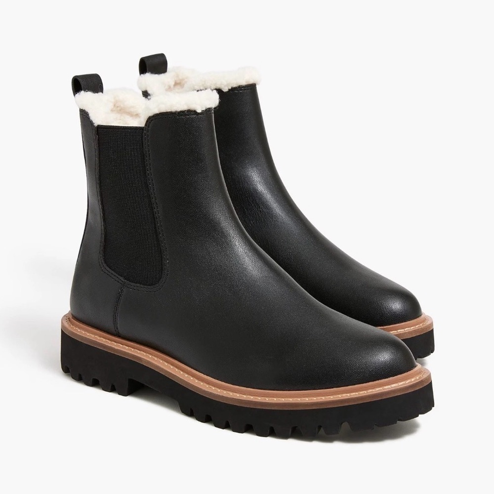 J.Crew Factory Lug-sole Chelsea Boot Size 8.5